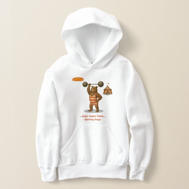 Personalised "strong-bear" t shirt (Laydown)