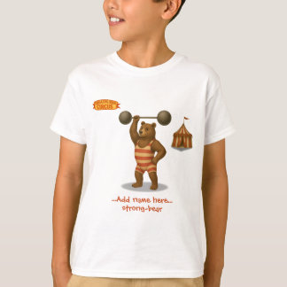 Personalised "strong-bear" t shirt