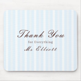 Personalised Thank You Teacher Mouse Pad Bluebell Musmatta