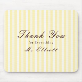 Personalised Thank You Teacher Mouse Pad Buttercup Musmatta