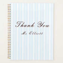 Personalised Thank You Teacher Notebook 