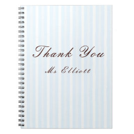 Personalised Thank You Teacher Notebook  Anteckningsbok