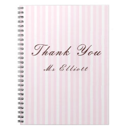Personalised Thank You Teacher Notebook  Anteckningsbok