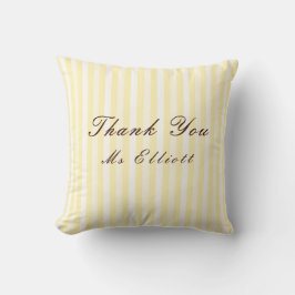 Personalised Thank You Teacher Throw Cushion  Kudde