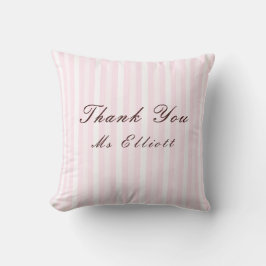 Personalised Thank You Teacher Throw Cushion  Kudde