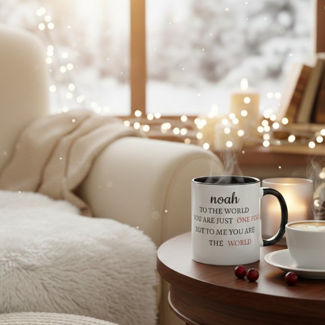 Personalised Valentine's Day Mug NAME Mugg (Skapare uppladdad)