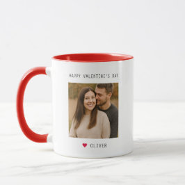 Personalised Valentine's Day Photo Mugg