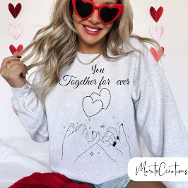 Personalised Valentine's Day sweater for couples T Shirt