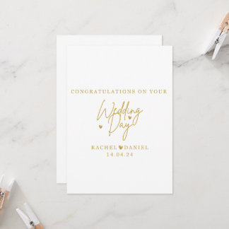 Personalised Wedding Day Card - Happily Ever After Inbjudningar