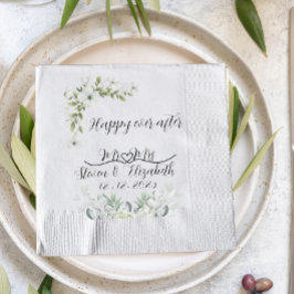 Personalised Wedding Gift happy ever after Pappersservett
