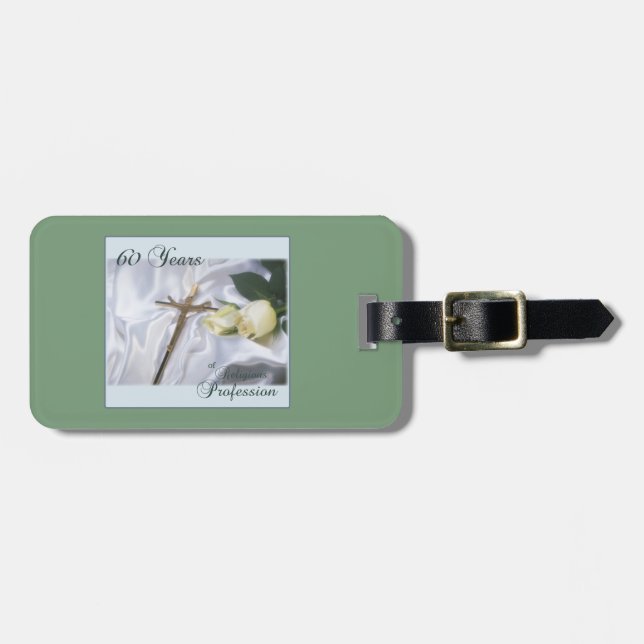 Personalisera, 60 års Religiösa Bagagebricka (Horisontell Framsida)