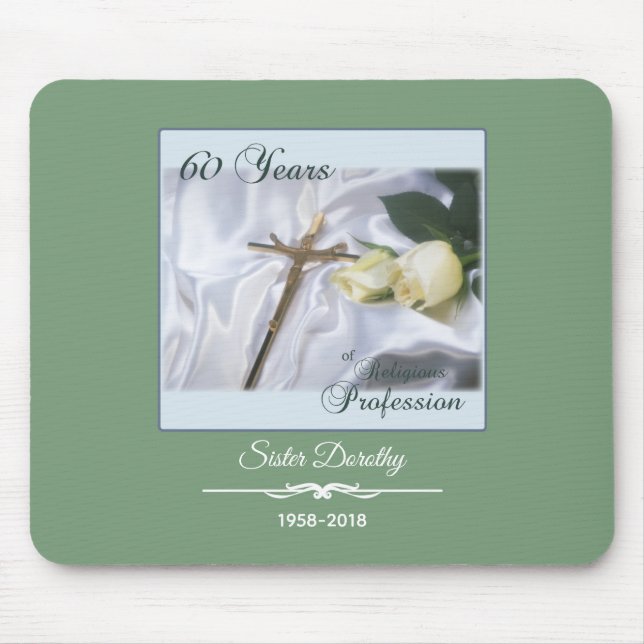 Personalisera, 60 års Religiösa Musmatta (Framsidan)