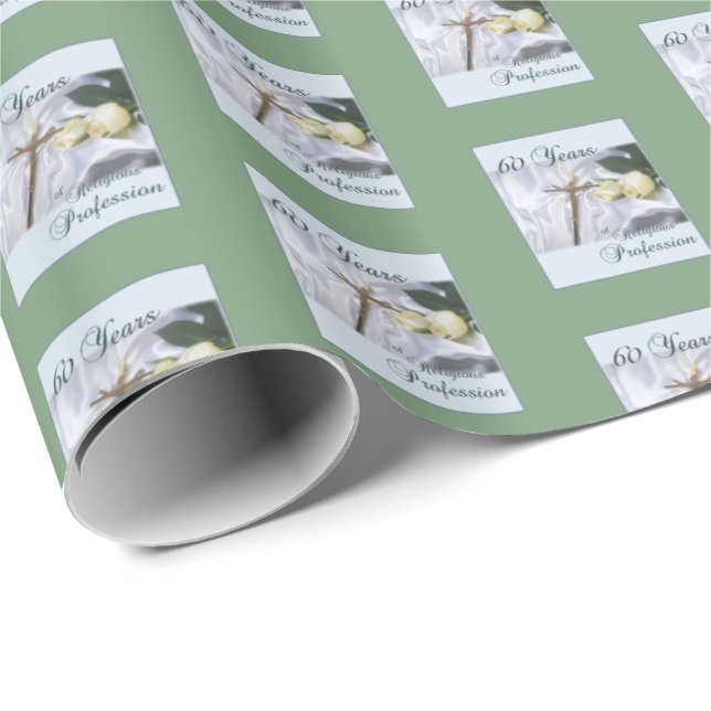 Personalisera, 60 års Religiösa Presentpapper (Rullad Hörn)