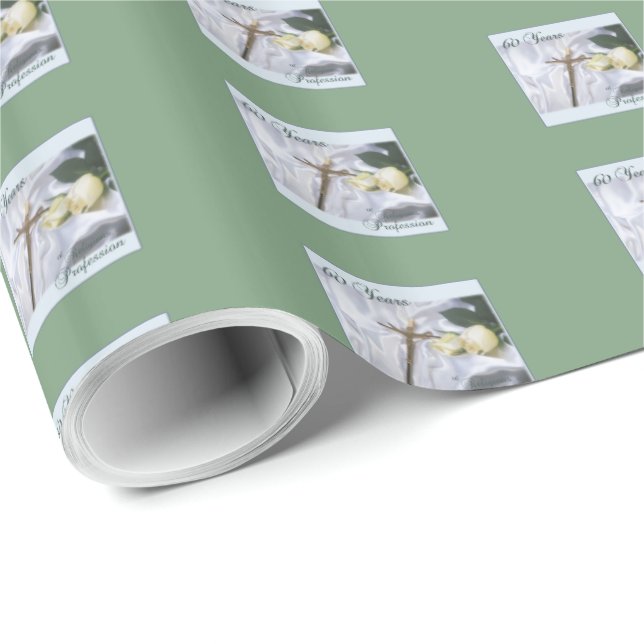 Personalisera, 60 års Religiösa Presentpapper (Rullad Hörn)