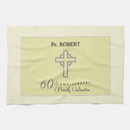 Personalisera, 60-årsdagen av prästprästen kökshandduk