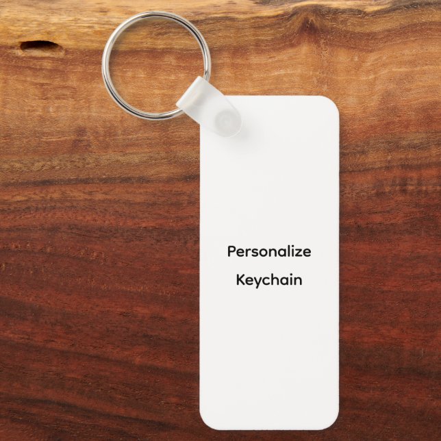Personalisera Aluminium Nyckelring (Framsida)