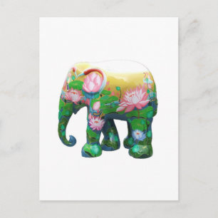 Personalisera Animal Safari Jungle Afrika Flowers Vykort