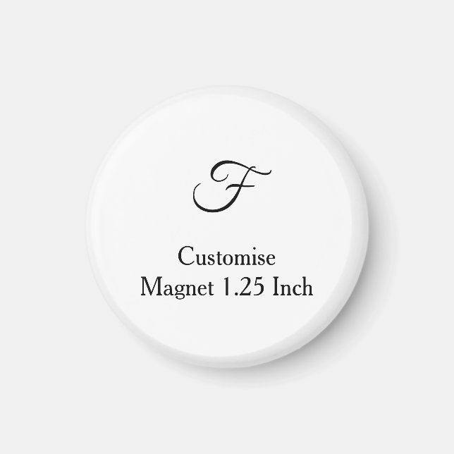 personalisera anpassa enkel 1,25 tums cirkel  magnet (Framsidan)