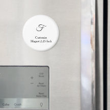 personalisera anpassa enkel 2,25 tums cirkel