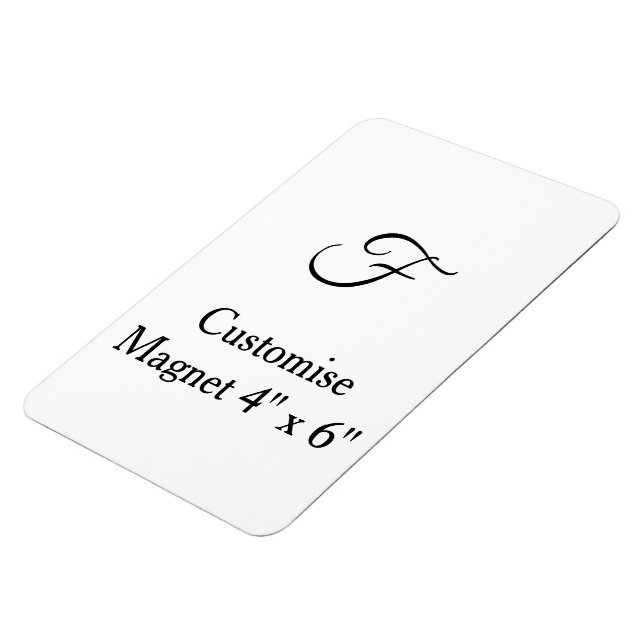 personalisera anpassa enkel 4" x 6" Flexibel Foto  Magnet (Vänstra Sidan)