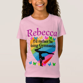 PERSONALISERA ATT JAG SNARARE SKULLE GÖRA GYMNASTI T-SHIRT