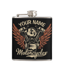 Personalisera Biker Motorcyklar Motorvingar Garage