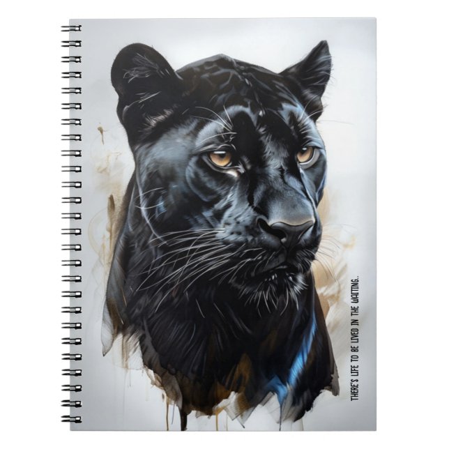 PERSONALISERA: Black Panther | Journal Anteckningsbok (Framsidan)