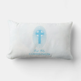 Personalisera, Blått första Heligan-värd för kommu Lumbarkudde