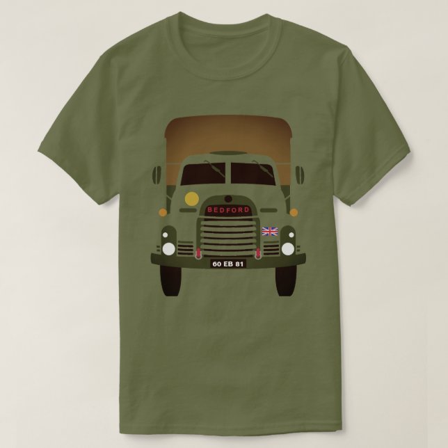 PERSONALISERA BRITISH ARMY VETERAN LASTBIL T-Shirt (Design framsida)