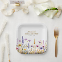 Personalisera Bröllopsfest Vilda Blommor