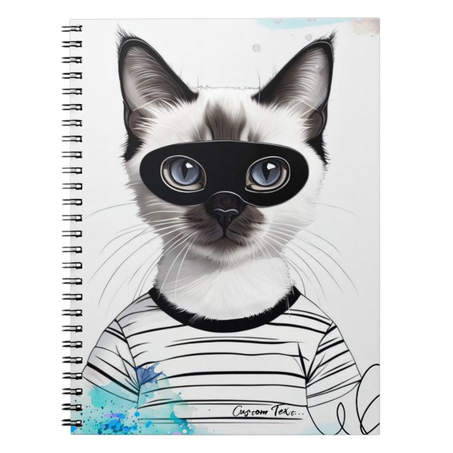 PERSONALISERA: Cat Burtjuv | Anteckningsbok (Framsidan)