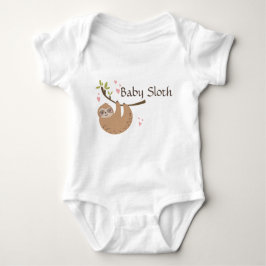 Personalisera Cute Baby Sloth Bodykostym T Shirt