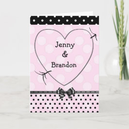 Personalisera detta romantiska kort för paret