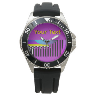 Personalisera dina textpianotangenter Män Tonåring Armbandsur
