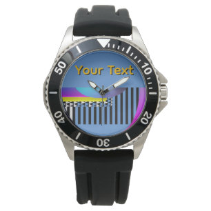Personalisera dina textpianotangenter Män Tonåring Armbandsur