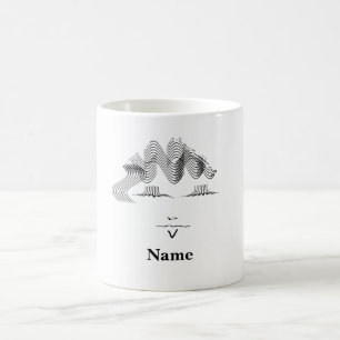 Personalisera Female Caricature Ansikte Kaffemugg