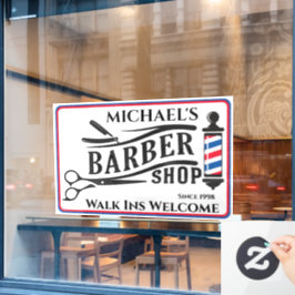 Personalisera generisk barberarbutik pole affär