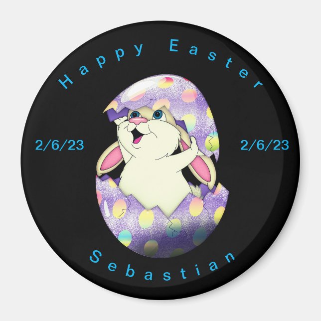 Personalisera Glad påsk magnet (Framsidan)