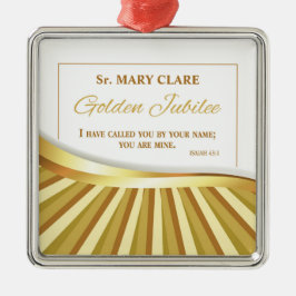 Personalisera, Golden Jubilee of Religiösa Life Julgransprydnad Metall