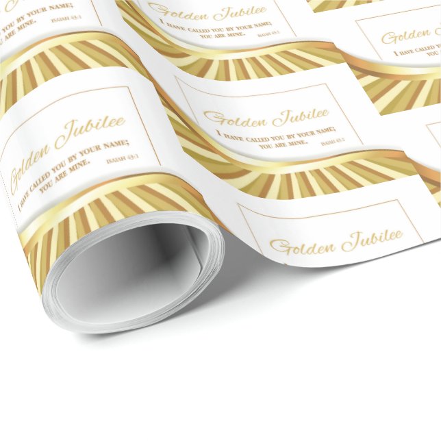 Personalisera, Golden Jubilee of Religiösa Life Presentpapper (Rullad Hörn)