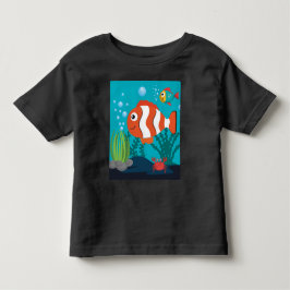 Personalisera Havsliv Mönster Fisk Krabba Sjögräs T Shirt