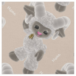 Personalisera Hej Baby plush Leksak Ram Brown Tyg