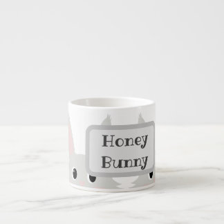 Personalisera honungsbunny Cute Specialty Mugg Espressomugg