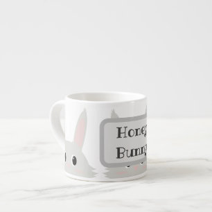 Personalisera honungsbunny Cute Specialty Mugg Espressomugg