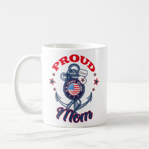 Personalisera Hund Märkre Proud U.S. Kusten Guard Kaffemugg