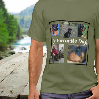 Personalisera hundar Skapa din egen 5-plats T-Shir T Shirt