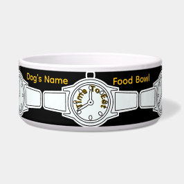 Personalisera Hundens Namn Dags att äta Svart Mat