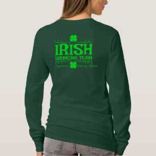 Personalisera irländskt drickande team St. Patrick T Shirt