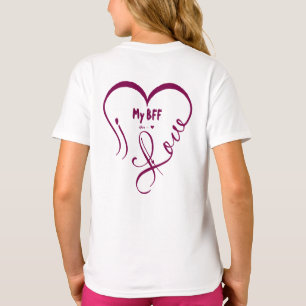 Personalisera Jag älskar min BFF • Du = ♥ T Shirt