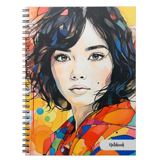 PERSONALISERA: Jag ser världen i färg | Anteckning Anteckningsbok (Framsidan)